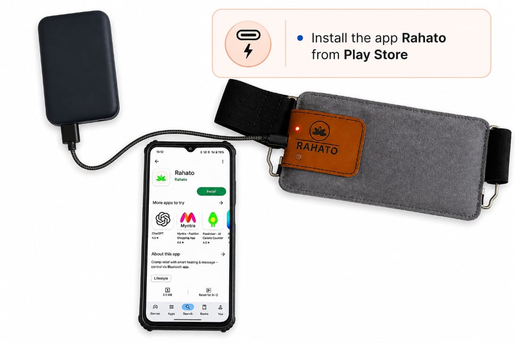 Install the Rahato app from Google Play Store